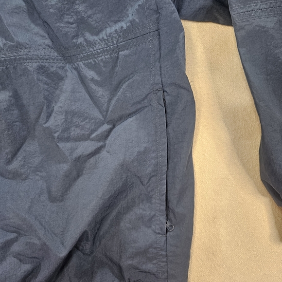 Vintage Nike Windbreaker XXL Navy Spell Out 1/4 Zip - Picture 5 of 8